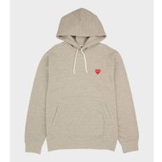 M Red Heart Hoodie Grey - XXL