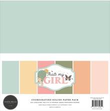 Carta Bella Solid Cardstock Kit 12X12 - That´s My Girl