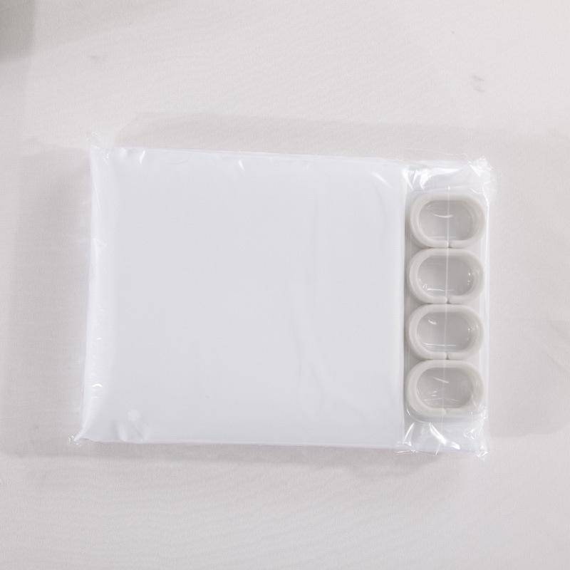 3D vattentät badrumsduschdraperi Mögelsäker Förtjockad polyester Badkargardin Duschdraperi Miljötoalettdörrgardin 80*180cm