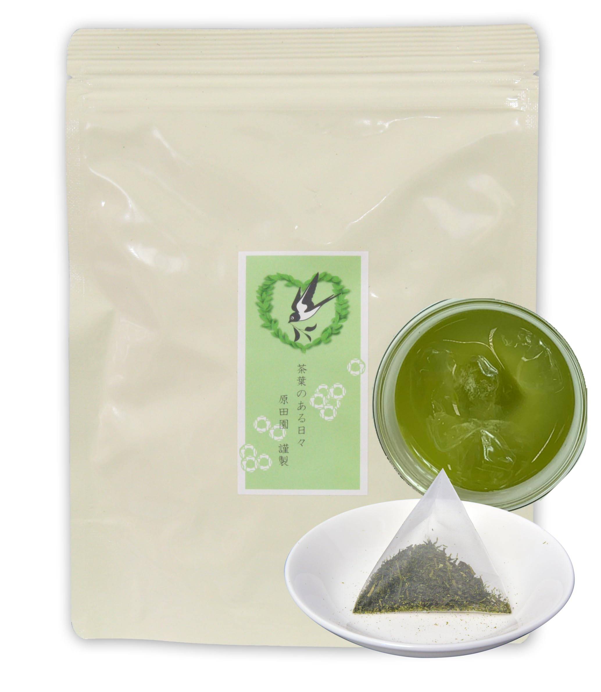 Haradaen Deep-Steamed Kakegawa Tea [Kusa Brand] Tea Bags, 5g x 40 Tea Bags, Green Tea, Cold Brew or Hot Brew, High-Flow Triangular Tea Bags, Strong