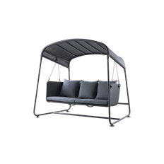 Cave hammock - Graphite, small round Cane-line Weave incl. grey Cane-line Natté w/QuickDry & Airflow