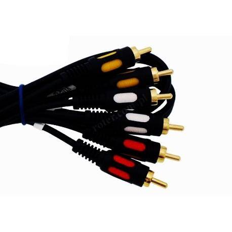 Rca Cable 3Xrca 3X 0.5M Vitalco.
