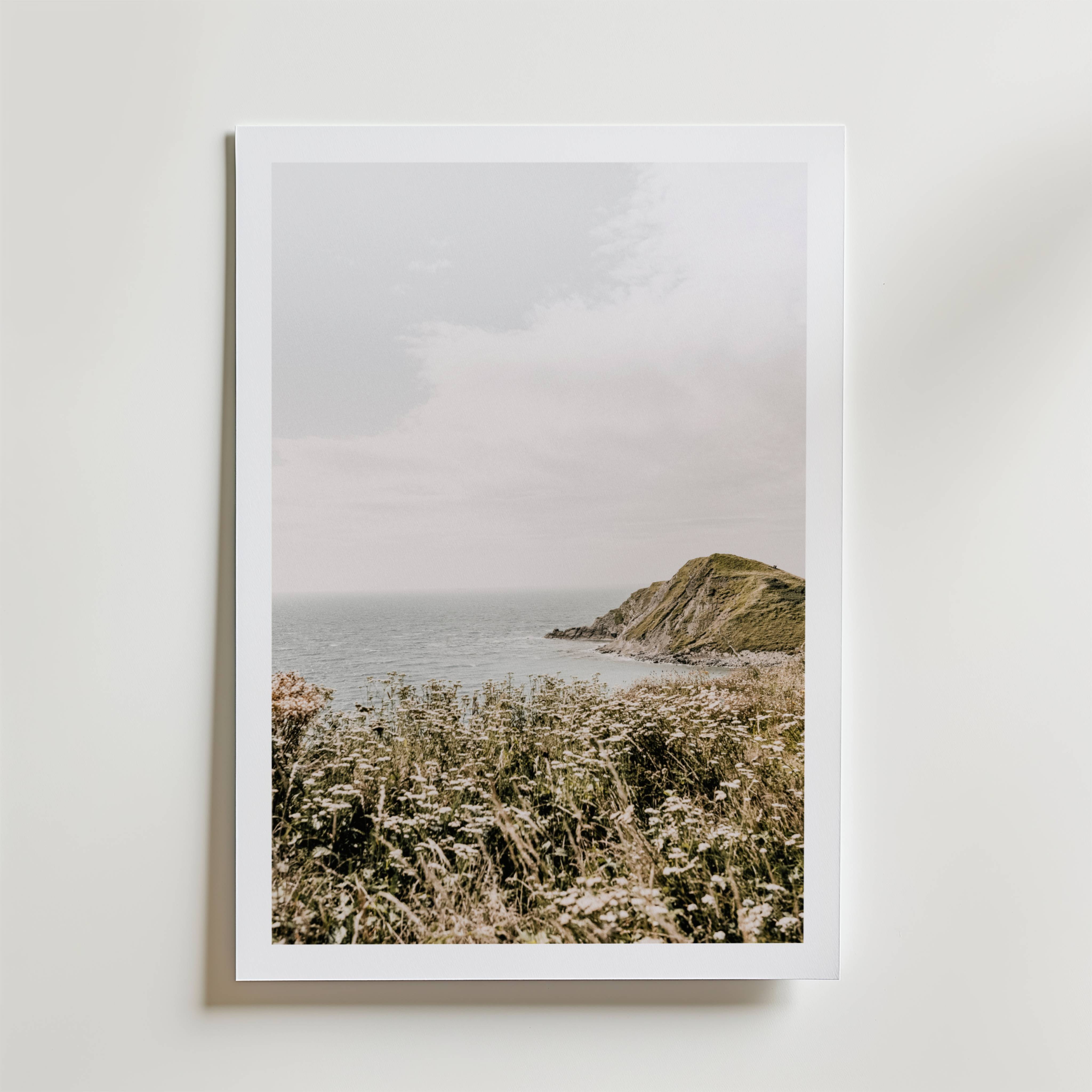 Coastal Wildflower Breeze Poster - Premium Canvas 30x40 cm