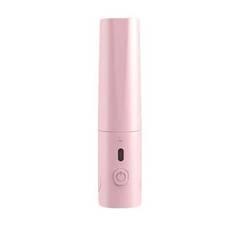 USB-kabeldriven hårplattång - Bärbar reseplattång, Mini varm plattång för kvinnor, Keramisk beläggning, Lätt och enkel att retuschera, Skållningsskydd - Babyrosa (En-Storlek)