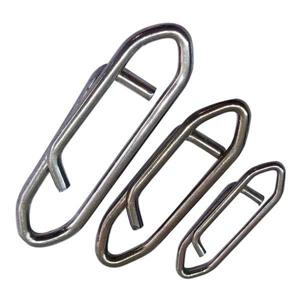 1000 Pack Power Clips Swivels Fishing Quick Clip Snap Stainless Steel Fast Lure Clips S/M/L Fishing Connector for Lure Drop Rigs