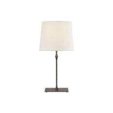 Dauphine Bedside Lamp Black/Linen