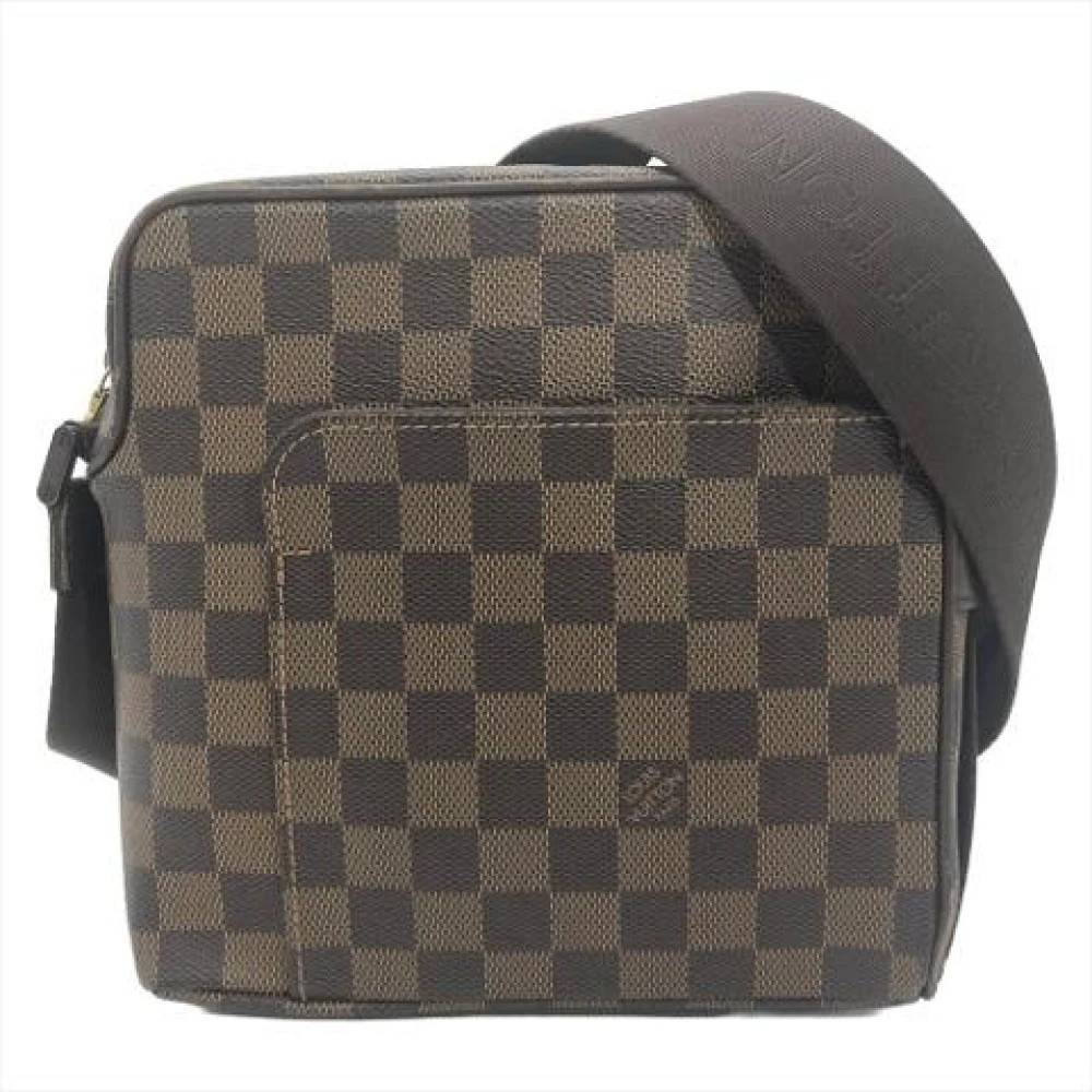 Louis Vuitton Vintage - Pre-owned Damier Ebene Axelremsväska Vintage - Dam - ONE Size -