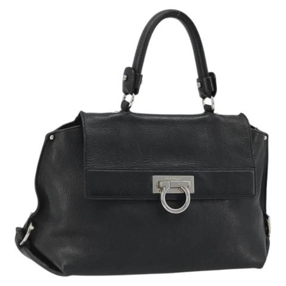 Salvatore Ferragamo Pre-owned - Pre-owned Läderhandväska Vintage - Dam - ONE Size - Läder