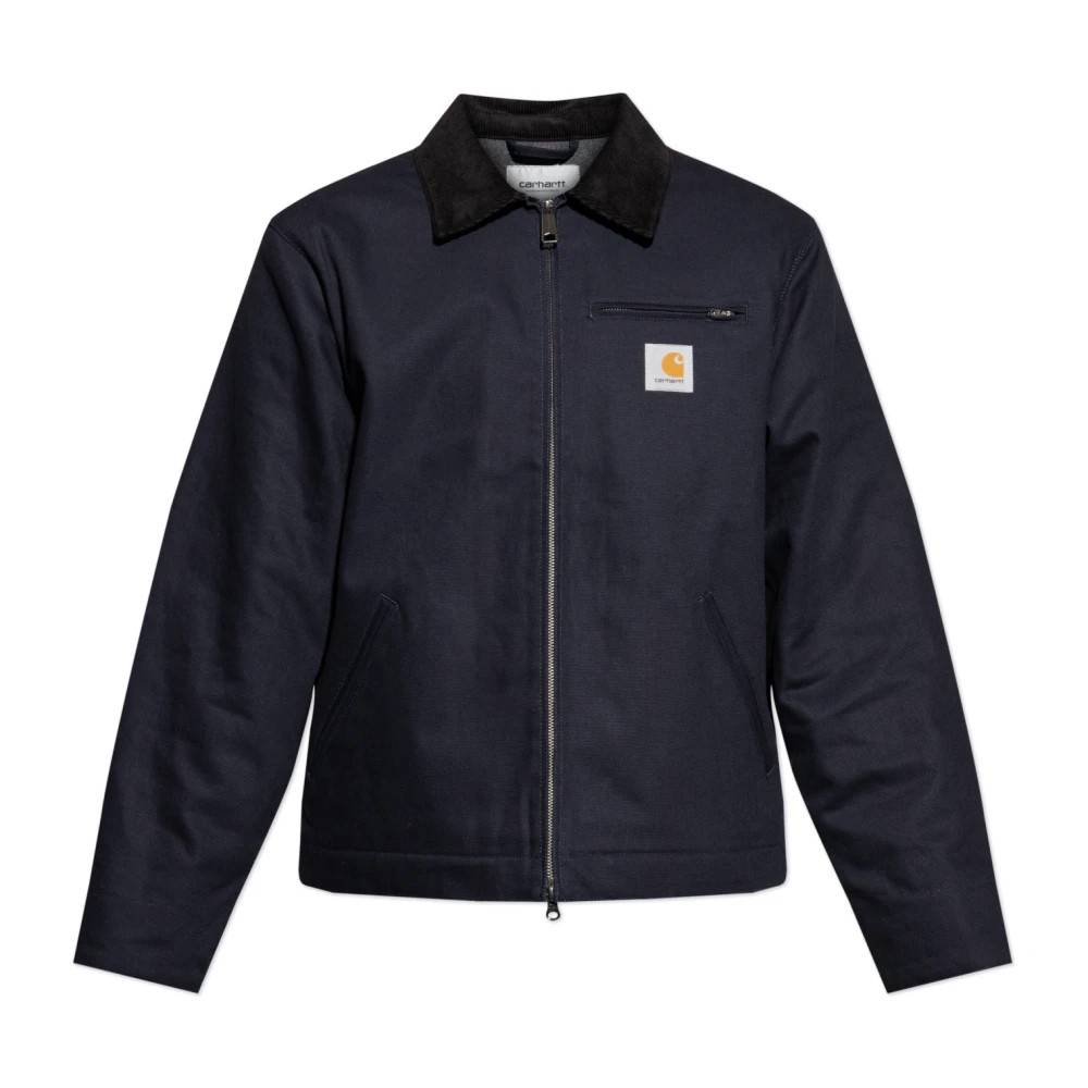 Carhartt Wip Detroit jakke - Jakker - Herre - Blå - M - Bomuld