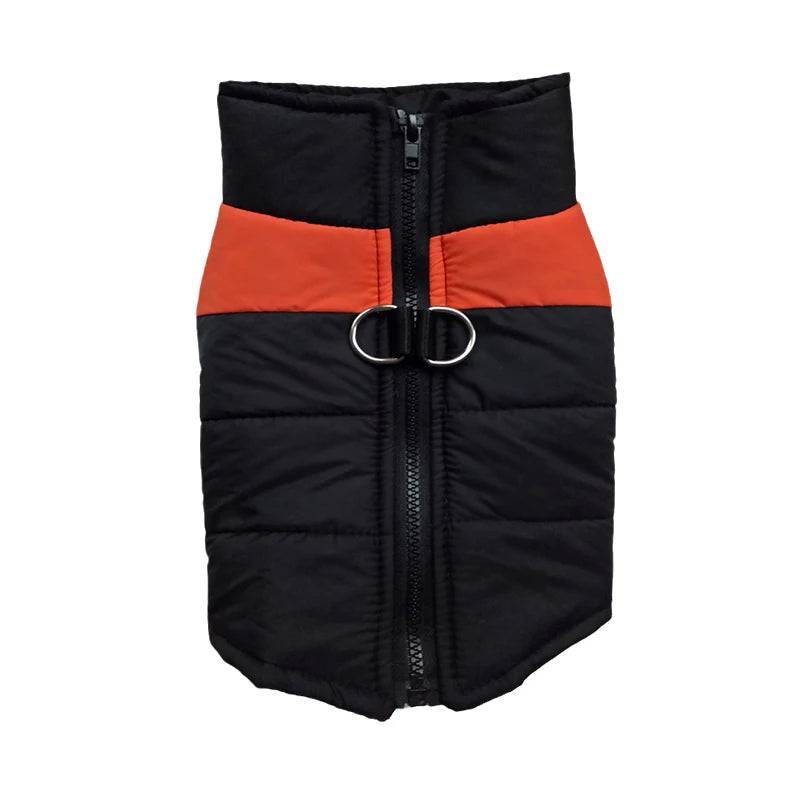 Warm Waterproof Dog Vest Jacket for Medium to Large Dogs - Orange / 6XL-suit 30-39kg / SPC (6XL-suit 30-39kg)