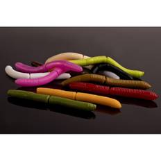 Libra Lures Fatty D'Worms Hvidløg 65mm