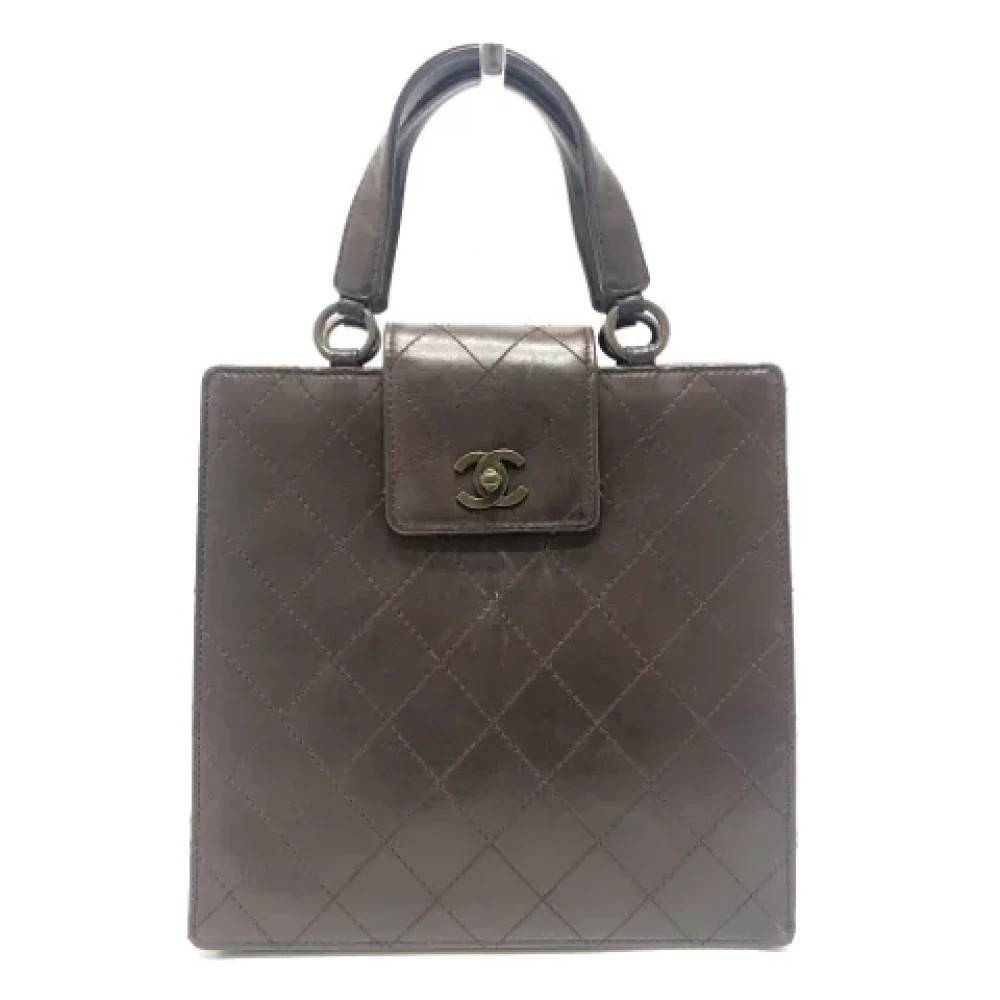 Chanel Vintage Pre-owned Vintage Håndtaske - Vintage - Dame - Brun - ONE SIZE - Læder