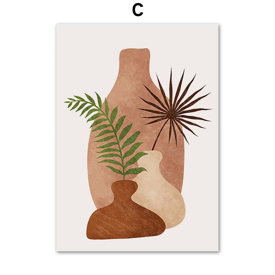 Poster med monstera i bohostil - 3 / 40X60cm