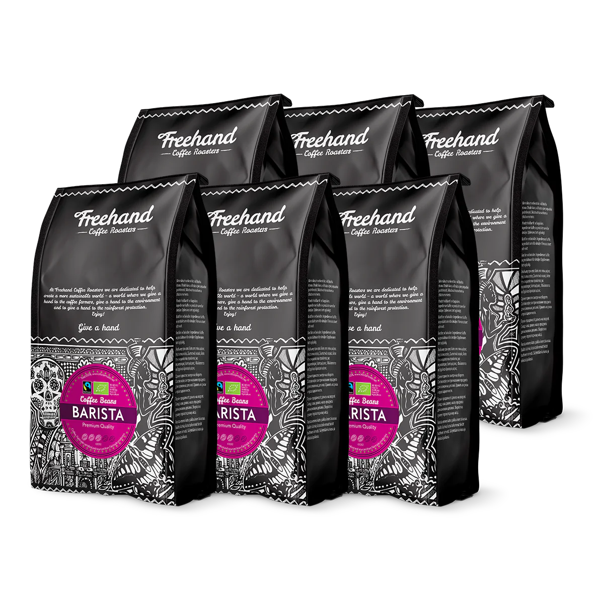 Freehand Barista Kaffebønner smagskasse 6 kg..
