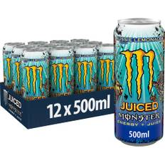 Monster Energy Juiced Aussie Style Lemonade - koffeinhaltiger Energy Drink mit erfrischendem Zitrus Geschmack - in praktischen Einweg Dosen (12 x 500 ml)