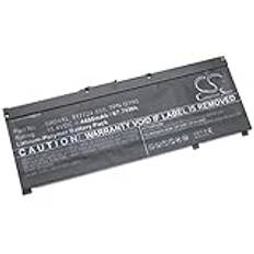 vhbw Batteri som lämpar sig för HP Omen 15-CE099NZ, 15-CE199NR, 15-CE506TX, 15-CE518TX, 15-CE525TX Notebook (4400 mAh, 15,4 V, Li-Polymer, svart)