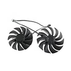 GA92S2U kylfläkt kompatibel med RTX 3070 Twin Edge RTX 3070Ti CF9015H12S grafikkortsfläkt perfektion (bladfärg: Grön)