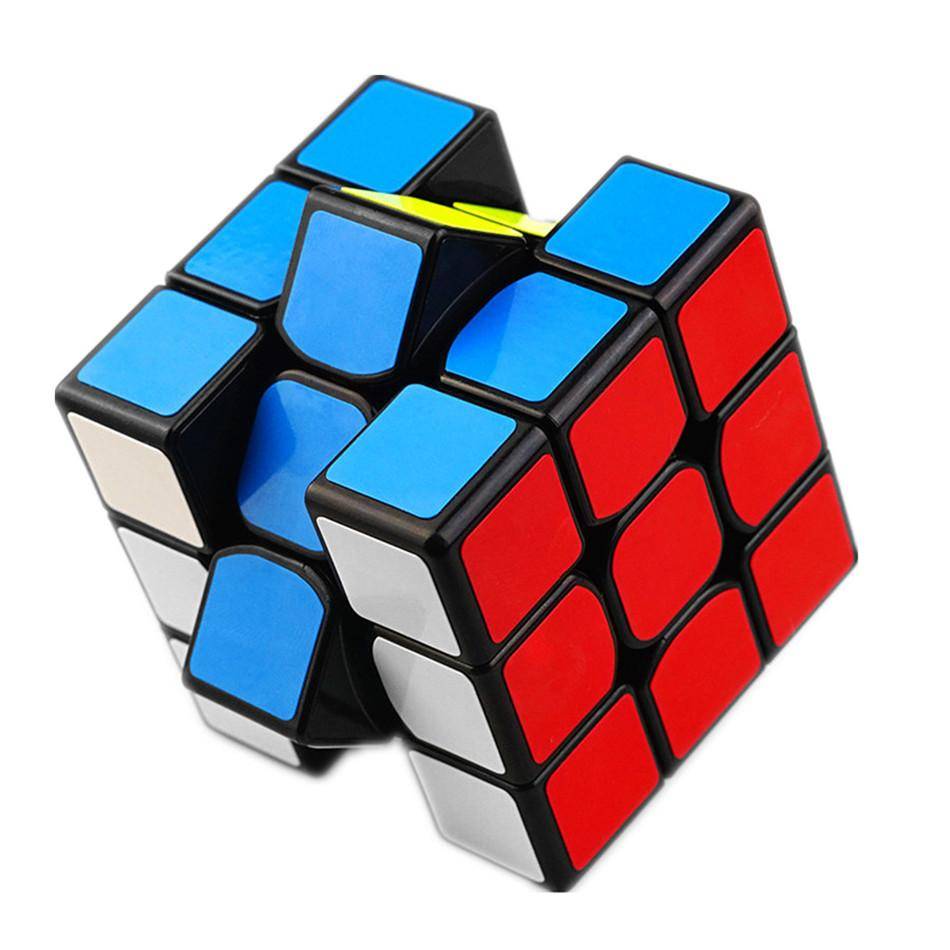 YJ 3x3 Cube GuanLong 3x3x3 Magic Cube New Enhanced Edition 3 Layers Speed Cube Professionella pusselleksaker för barn Barn green