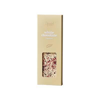 White chocolate snackbar.