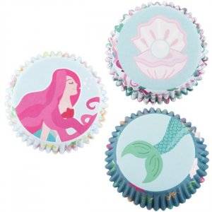 Muffinsformar - Mix - Sjöjungfru - 60-pack