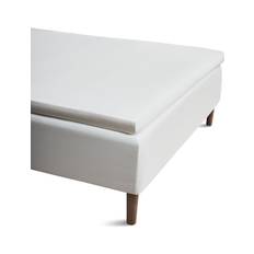 Percale Fitted Sheet W/O Elastic 140X200 Cm White Home Textiles Bedtextiles Sheets White Juna