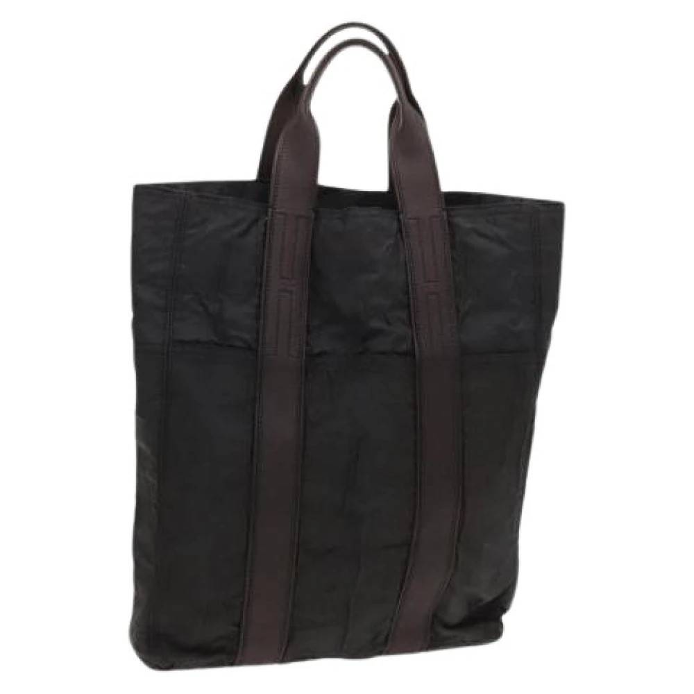 Hermès Vintage Pre-owned Nylon Tote Bag - Vintage - Dame - Brun - ONE SIZE - Nylon