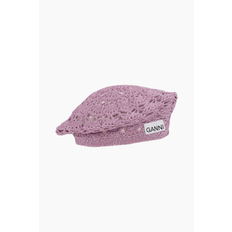 Beret - Light Lilac - GANNI - Lilla One Size