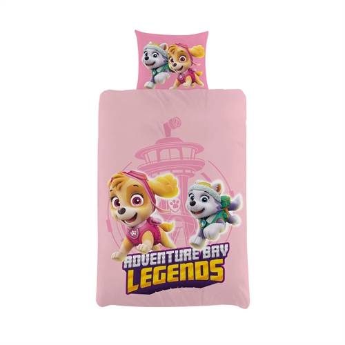 Paw Patrol sängkläder - 100% bomull - Barnsängkläder 140x200 cm - Adventure Bay Legends