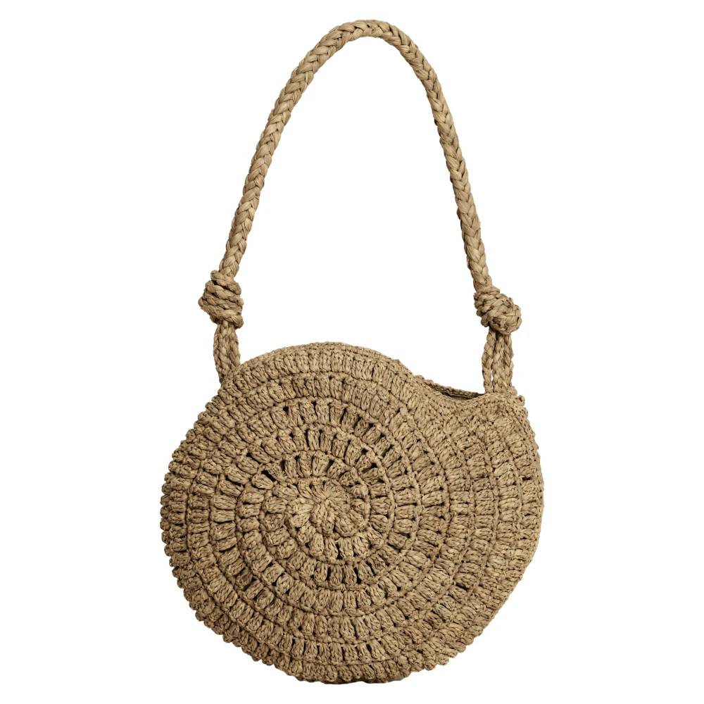 Ibeliv Isula Round Bag - Tasker - Dame - Brun - ONE SIZE - Uld
