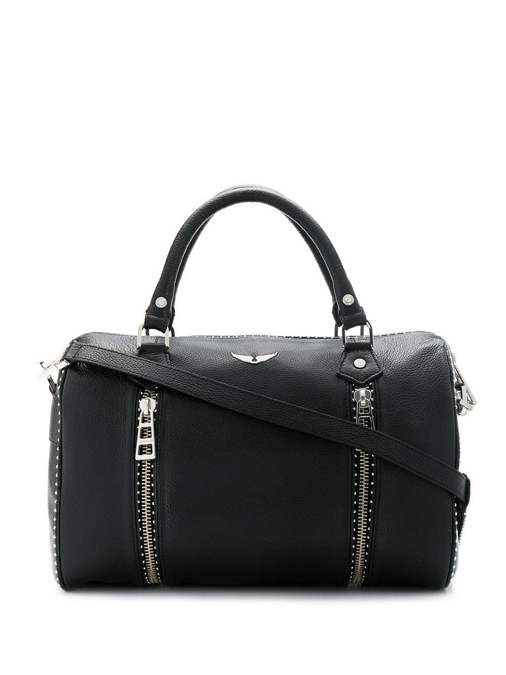 Zadig&Voltaire - Sunny Studs totebag - dam - kalvskinn/bomull - OS - Svart