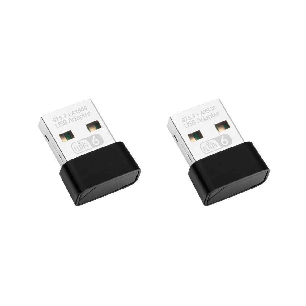 2X 900Mbps WiFi 6 USB Adapter 5.3 AX900 USB Dongle Wireless Network Card Dual Band 2.4/5G Free Driver for PC