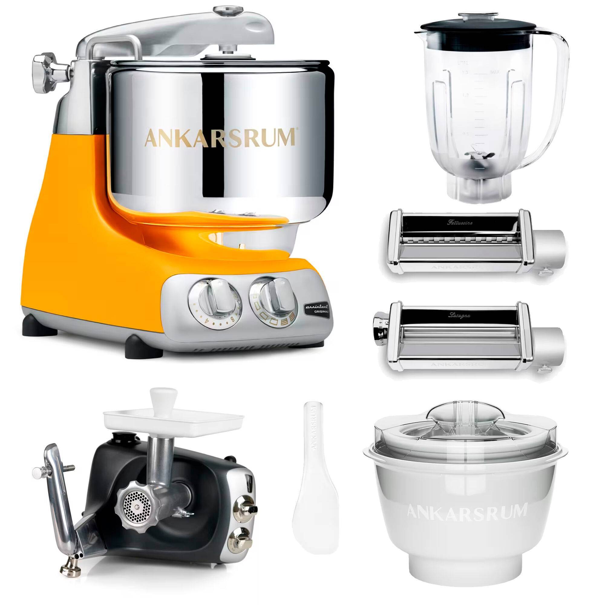 Ankarsrum Assistent Original köksassistent med middagspaket, sunbeam yellow - Sunbeam yellow