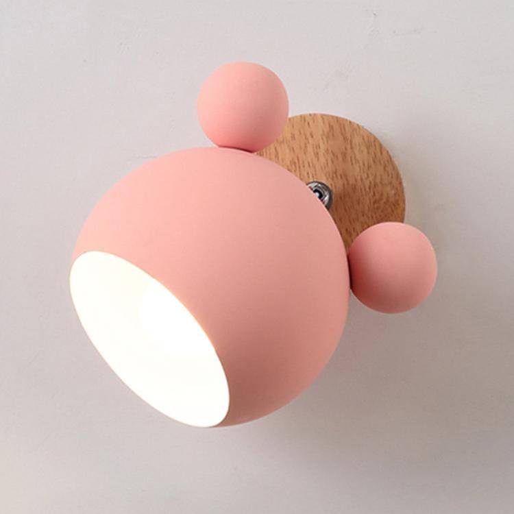 LED Vägglampa / Sänglampa - Rosa