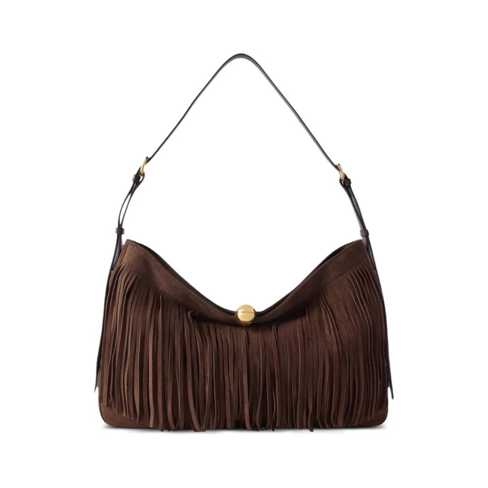 Furla Sfera Soft Skuldertaske - Tasker - Dame - Brun - ONE SIZE - Uld