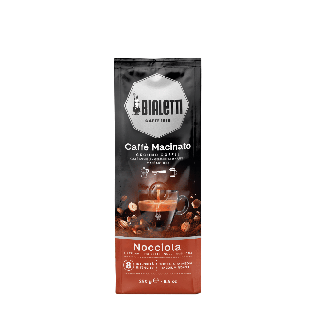 Bialetti Omni Ground Coffee - 6 Bag (6 x 250g) / Hazelnut (6 Bag (6 x 250g))