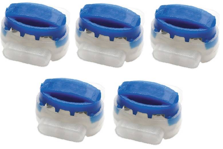 5 x Samlemuffe med silicone til 3 ledninger til Worx Landroid Robotplæneklipper