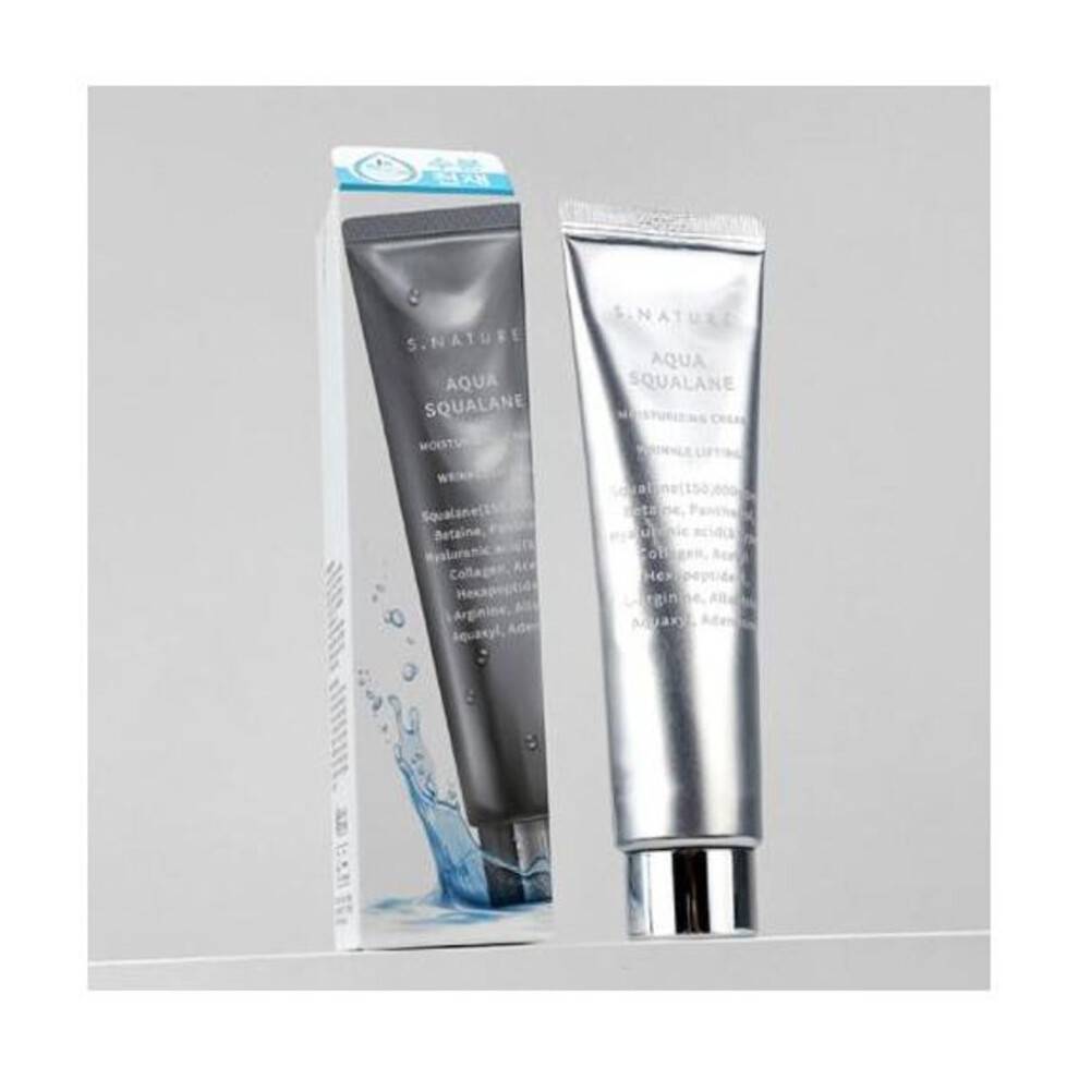 S.NATURE, Aqua Squalane Fugtighedskræm, 2,02 fl oz (60 ml)
