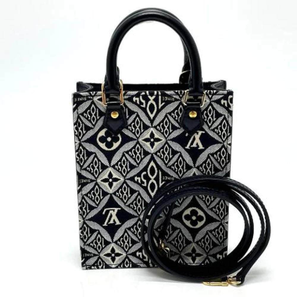 Louis Vuitton Vintage Pre-owned Stof louis-vuitton-tasker - Vintage - Dame - Sort - ONE SIZE - Uld
