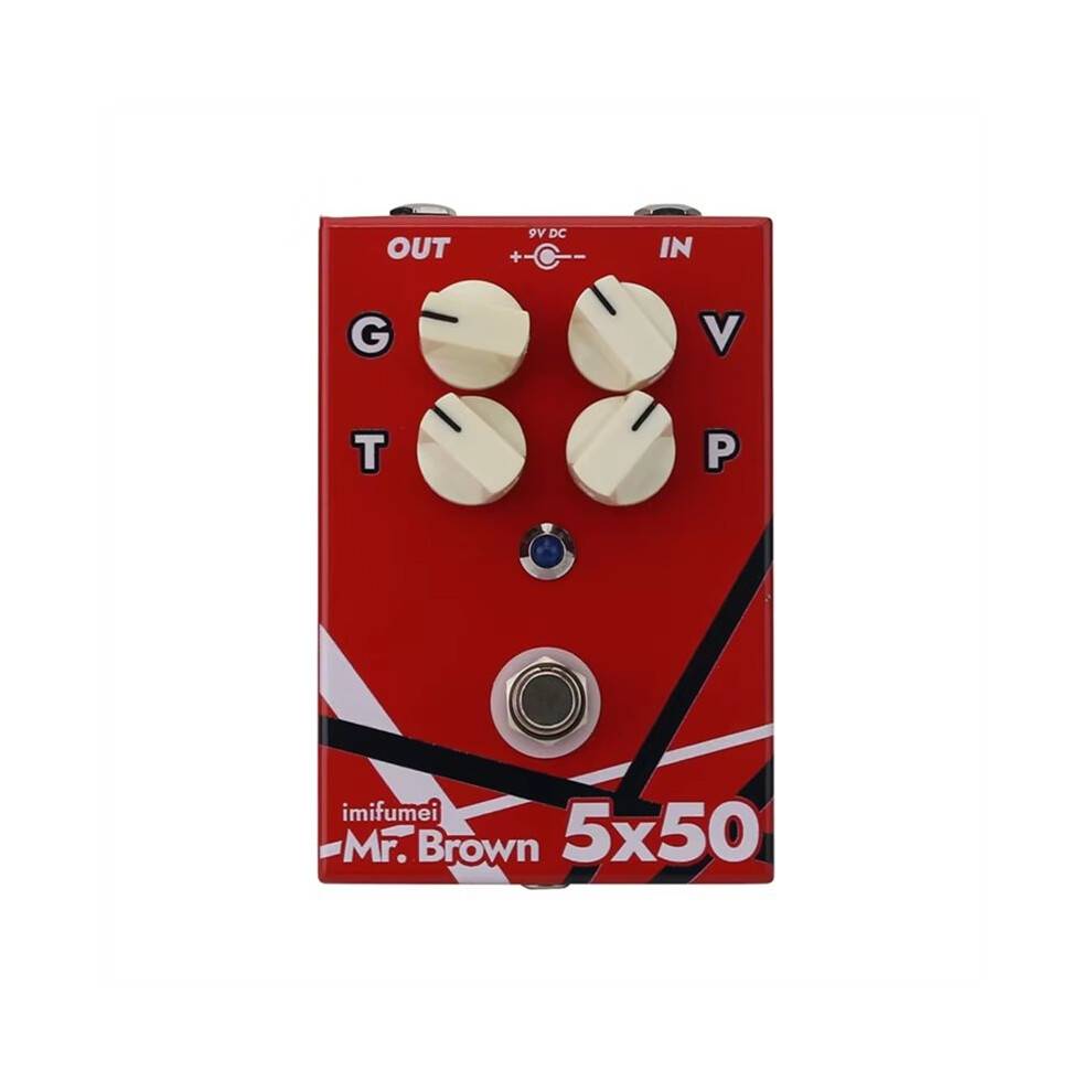 Mr.Brown 5X50 High Gain 5150 EVH Distortion Electric Guitar Effects Pedal Replacement for Brown Sound Van Halen