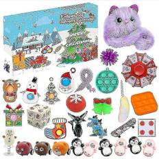 Jul adventskalender Present Fidget Toys Stress Relief Fidget Toy Blind Box Barn 5