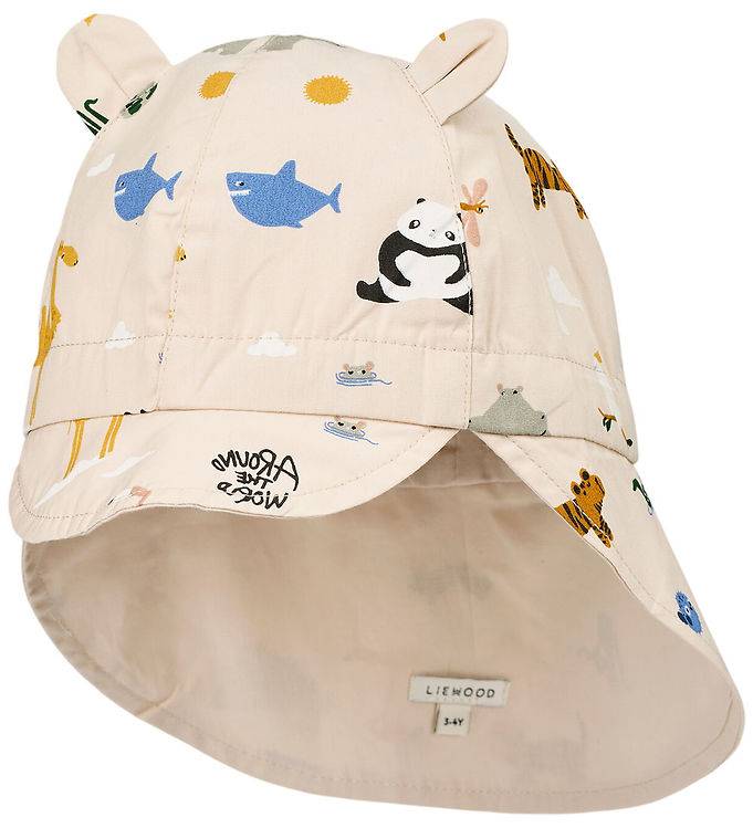 Liewood Solhat - Gorm - Vendbar - Around the world/Sandy - Liewood - 6-9 mdr - Solhat