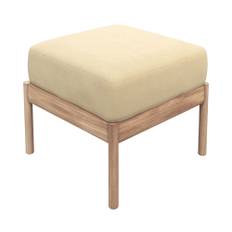 Tradition Pouf - Teak/Honey Yellow