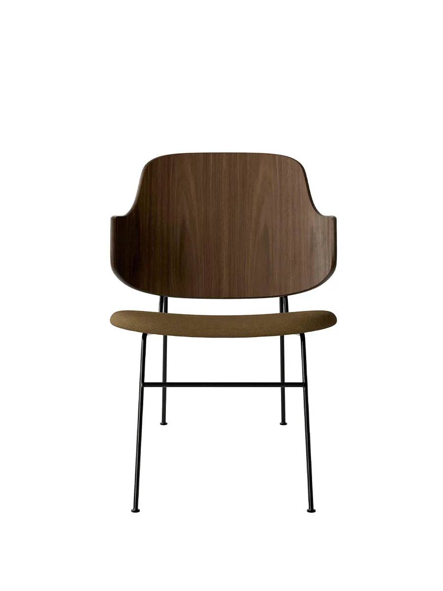 The Penguin Lounge Chair, Polstret fra Audo Copenhagen Walnut / Re-wool 448 - Jacobsen Plus