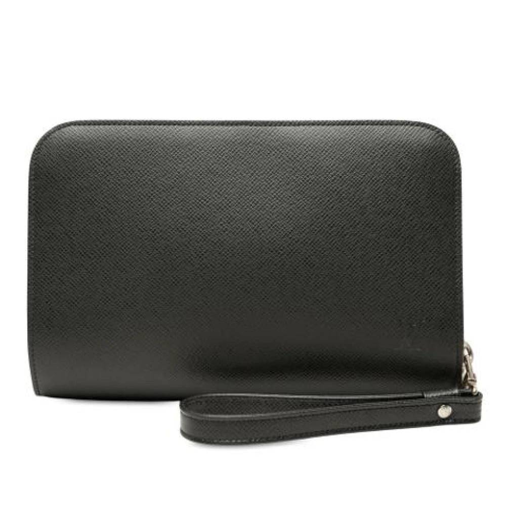 Louis Vuitton Vintage Pre-owned Baikal Clutch - Vintage - Dame - Sort - ONE SIZE - Læder