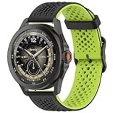 LIUZIHAN Rem kompatibel med Haylou Watch 2 Pro S001 LS02 Pro, slitstark, silikonersättning klockarmband för Haylou Watch 2 Pro S001 LS02 Pro., Haylou Watch 2 Pro S001 LS02 Pro