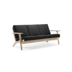 Getama - GE290 / 3 personers / af Hans J. Wegner - 3 Personers Sofa - Egetræ - L180 x H75 cm