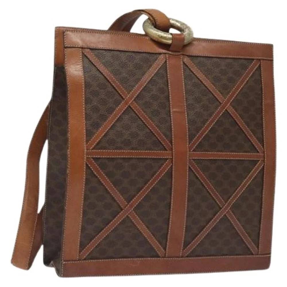 Celine Vintage Pre-owned Plast celine-tasker - Vintage - Dame - Brun - ONE SIZE - Tyl