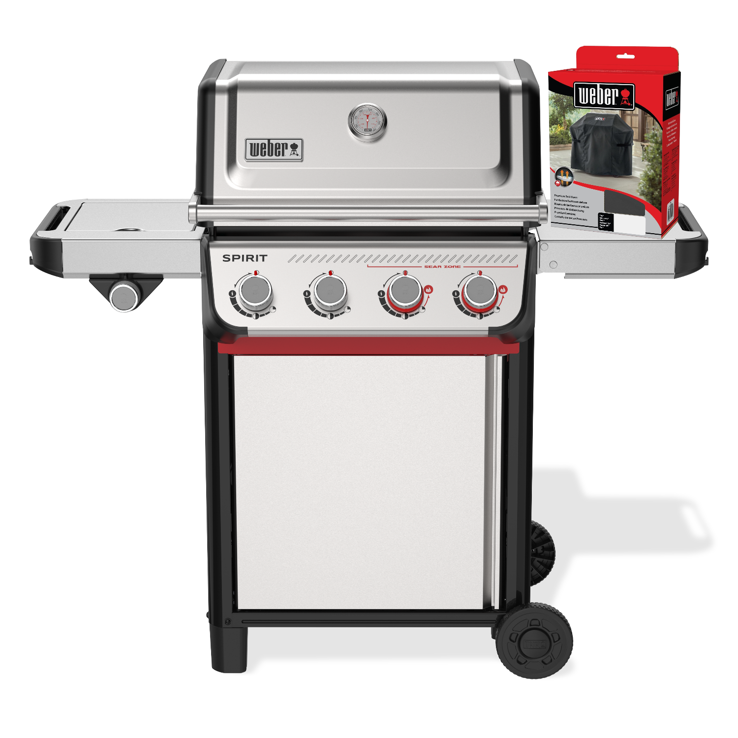 Weber Spirit S-435 Gasgrill inkl. betræk