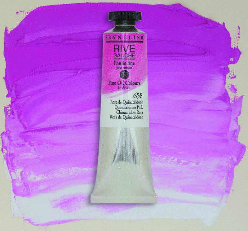 Sennelier Rive Gauche Oljefärg 200 ml Quinacridone Pink 658