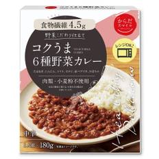 Karada Smile Project Rich and delicious 6 types of vegetable curry 180g x 40 pieces